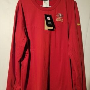 NFL Nik Team Apparel San Francisco 49ers ONFIELD Sweatshirt Size XL
